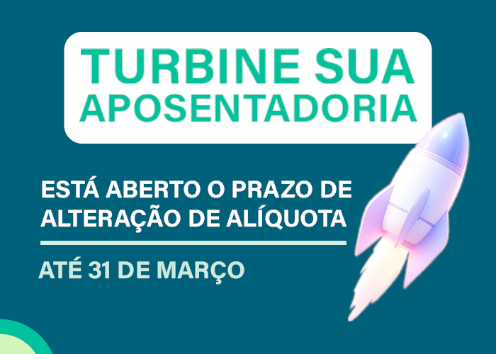 MARÇO: Aberto o prazo para alteração da alíquota de contribuição